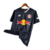 Camisa preta do Red Bull Bragantino II 23/24 com detalhes em branco e logotipo da New Balance.