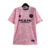 Camisa rosa feminina do Inter Miami, Edição Especial 23/24, com detalhes em branco e estampas camufladas.