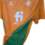 Camisa laranja do Real Bétis II 22/23, com detalhes em verde e logo da Hummel.

