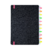 Caderno Inteligente Lest Glitter Neon Black Médio 80F CI - Papelaria Universitaria 