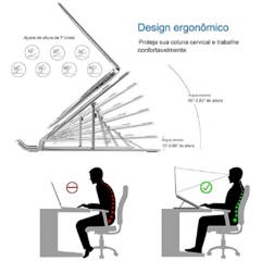 Suporte Notebook Alumínio - Casa Efrata