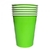 Vaso Polipapel Laminado Verde Manzana 266cc (6un)