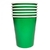 Vaso Polipapel Laminado verde Oscuro 266cc (6un)