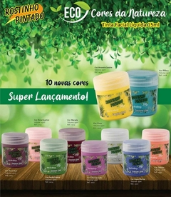 Banner da categoria Tinta Líquida 15ml - LINHA ECO (Cores da Natureza) Rostinho Pintado