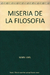 MISERIA DE LA FILOSOFIA