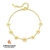 Pulseira Margaridas Banhada em Ouro 18k