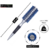 Kit 4 Escovas Profissional Azul Cerdas de Javali + 6 Clip De Carbono - comprar online