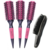 Kit 3 Escovas Profissional Cerdas de Javali Rosa + Escova Magica - comprar online