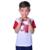 Camiseta Infantil Unisex de Poliamida Estampa Boxe