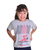 Camiseta Infantil Unisex de Poliamida Estampa Natação