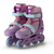 Patins Infantil In Line Ajustável Rosa Zippy Toys