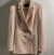 Blazer sastrero beige BCBGMAXAZRIA