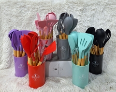 SET UTENSILLOS DE COCINA "KITCHEN UTENSILS" X12 PIEZAS