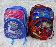 MOCHILA INFANTIL KAWAI D.CÍRCULO "HAPPY" "BEAUTIFUL" 3 CIERRES en internet