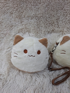 CARTERA KAWAI GATITO PELUCHE C/CORREA CUERINA - comprar online