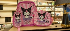 Imagen de MOCHILA KUROMI 3 PIEZAS C/LONCHERA Y CARTUCHERA