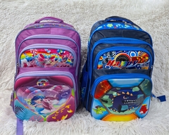 MOCHILA INFANTIL D. CÍRCULO CORAZÓN 3 CIERRES - comprar online