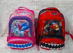 MOCHILA INFANTIL 3 CIERRES D. DIENTES - comprar online