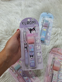 SET PORTAMINAS + GOMA BORRADOR SANRIO-KUROMI