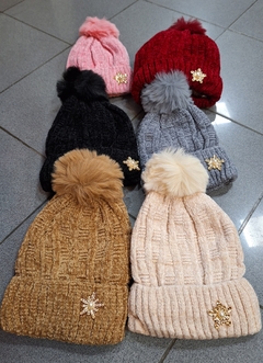 GORRO DAMA LISO C/DIJE