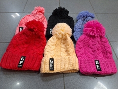 GORRO DAMA C/PIEL GF