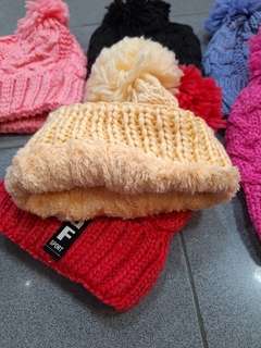 GORRO DAMA C/PIEL GF - comprar online