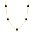 CH9377 - CHOKER MINI INSPIRAÇÃO VG PRETA - FOLHEADO A OURO