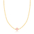 CH9363 - CHOKER BOLINHAS INSPIRAÇÃO VG ROSA - FOLHEADO A OURO