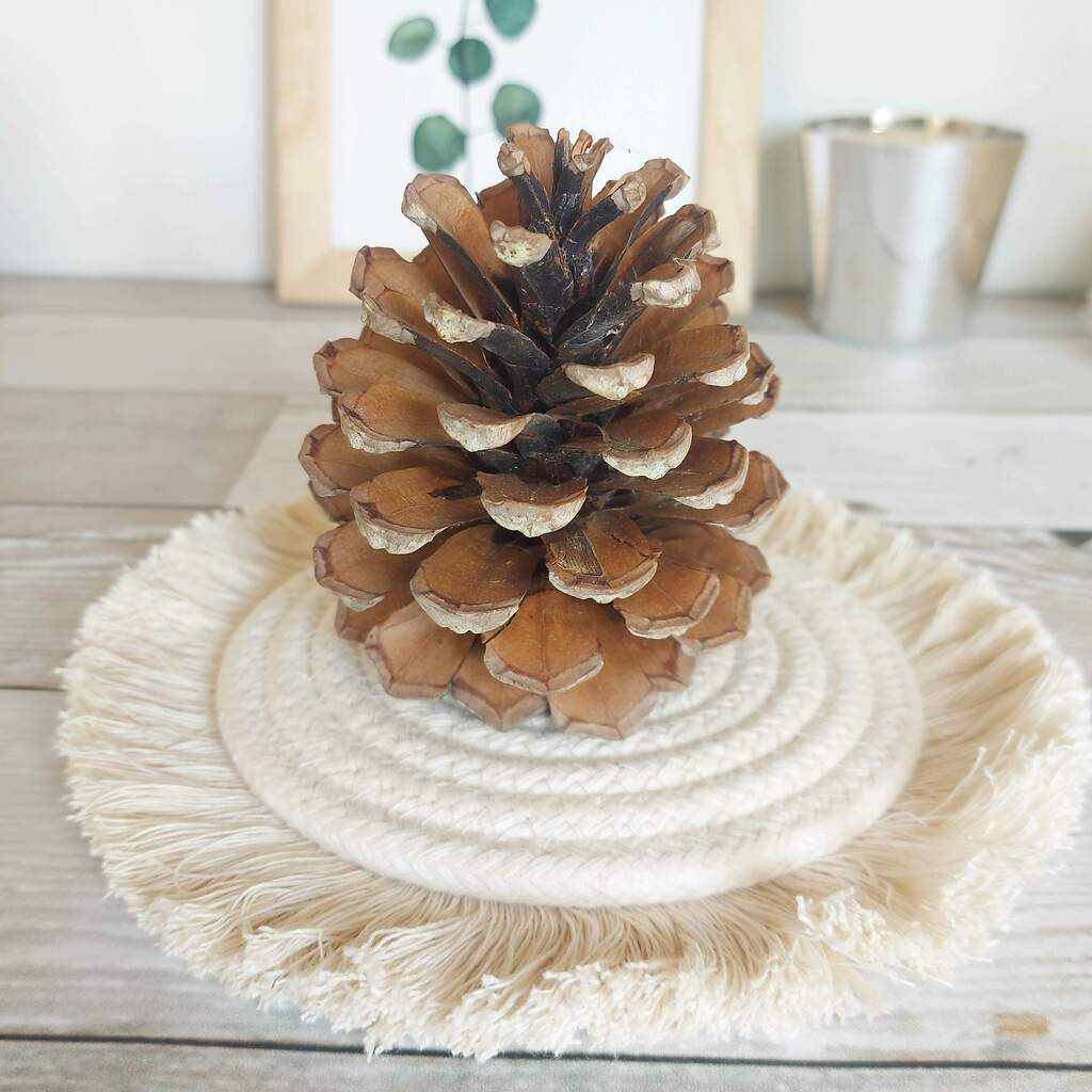 Posa vela crudo 18 cm