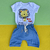 Conjunto Com Body Baby Lion