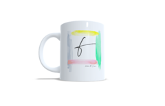 Caneca Exclusiva Letra F