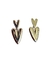 AROS DOBLE CORAZON PAR - comprar online