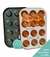 Molde Muffins Mini Nro 8 Antiadiadherente x 12 u - Cobre