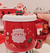 Taza De Ceramica Con Tapa de Silicona Sweet Christmas Roja