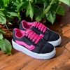 Vans Knu Negras con Fucsia KIDS