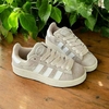 ADIDAS CAMPUS G5 BEIGE TIRAS BLANCAS