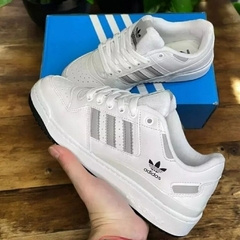 Adidas FORUM Blancas Tiras Grises