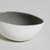 Bowl ceramica gris y blanco diseño porcelana