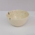 Bowl potiche ceramica cuenco a mano artesansal beige con salpicado pintitas negro