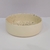 cuenco bowl chato ceramica artesanal a mano beige pintitas 