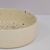 cuenco bowl chato ceramica artesanal a mano beige pintitas 