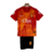 Kit Infantil Mallorca Edição Comemorativa Nike 23/24 - Vermelho com detalhes em amarelo