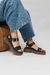 sandalias punta cuadrada y base gastada (5109GR) - comprar online