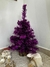 Arbol de navidad Violeta 60cm de alto con base de madera