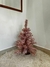 Arbol de navidad Rosa y Plateado 60cm de alto con base de madera en internet