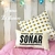 Almohadon corazones dorado 45x45cm - comprar online