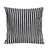 Almohadon rayas negras 45x45cm - comprar online