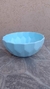 Bowl facetado grande celeste pastel