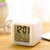 Reloj despertador cubo led