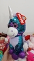 Peluche unicornio con lentejuelas 33cm - comprar online